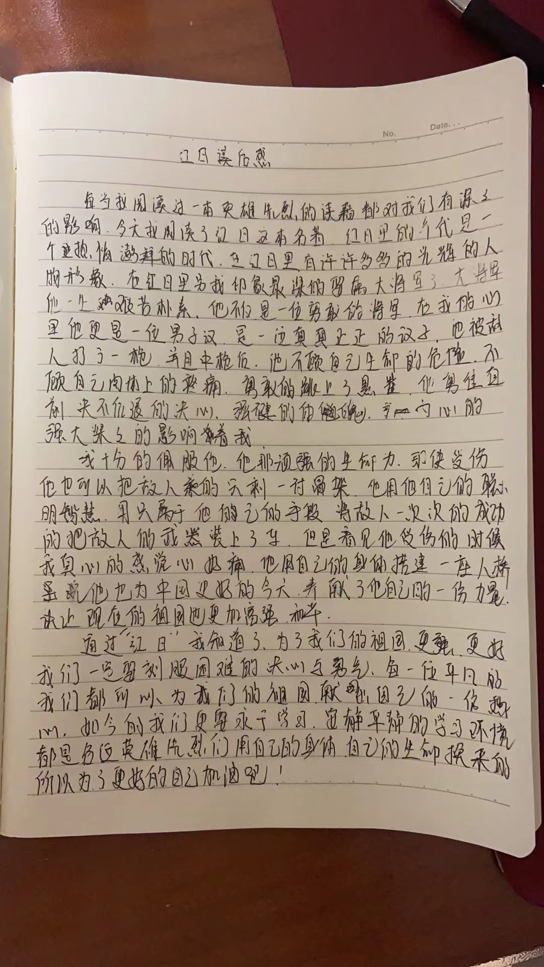 红日读后感 300字